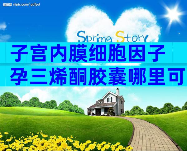 子宫内膜细胞因子 孕三烯酮胶囊哪里可以免费到